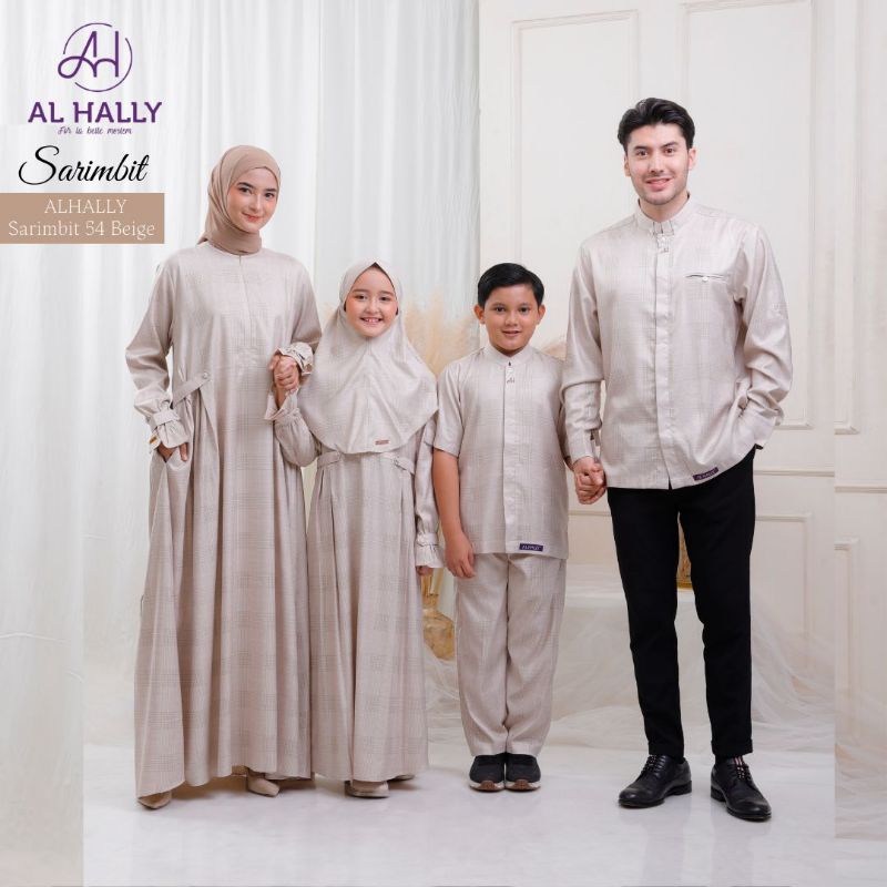 [COD] Sarimbit Keluarga Terbaru 2023 Al-Hally || ORIGINAL || Sarimbit 54 Beige