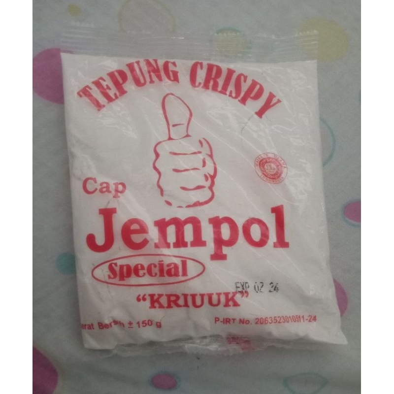 

TEPUNG CRISPY KRISPI CAP JEMPOL KEMASAN 150 GRAM TS