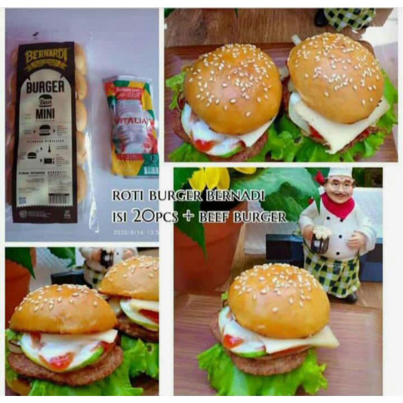 

paket Burger mini isi 20