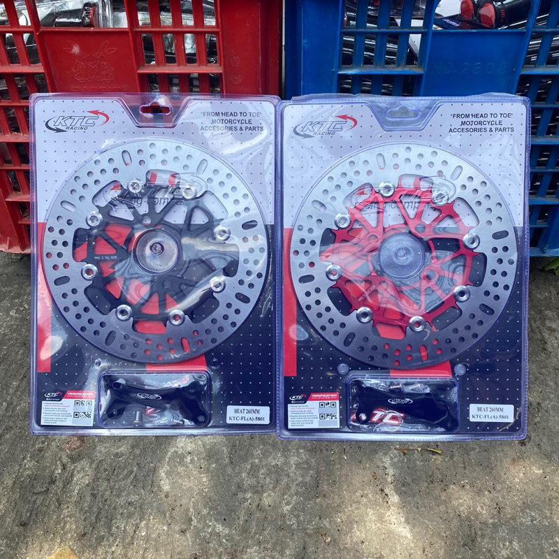 DISC CAKRAM DEPAN KTC RACING ORIGINAL UKURAN 260 MM PNP MOTOR MATIC BEAT VARIO SCOOPY GENIO SPACY / PIRINGAN BEAT VARIO SCOOPY GENIO SPACY BY KTC ORIGINAL MATIC HONDA BAUT DISC 4