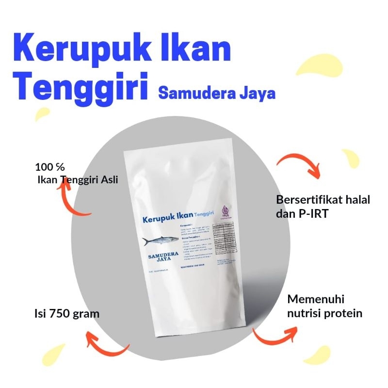 

Kerupuk Ikan Tenggiri Kerupuk Mentah Samudera Jaya ( KERUPUK TENGGIRI 750 gr)