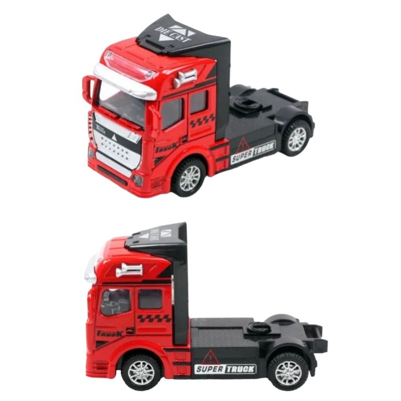 Diecast Mobil Truck King Miniatur Die-cast Kepala Truck Kontainer