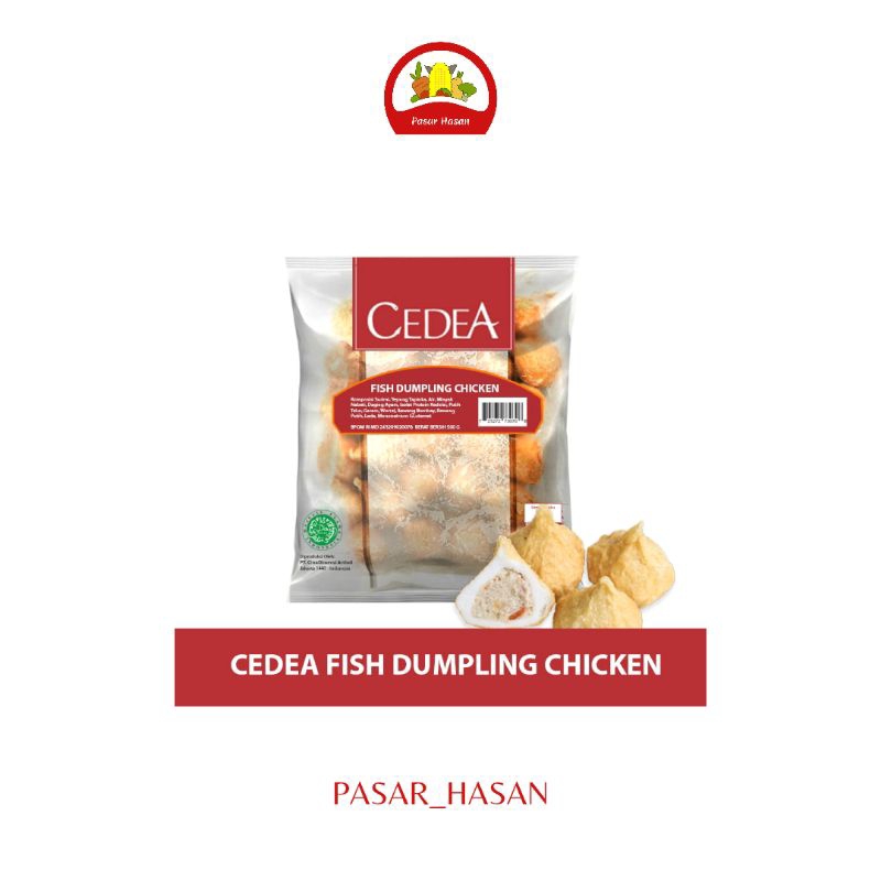 

500gr Fish Dumpling Chicken Cedea | Frozen Food | Pasar Hasan