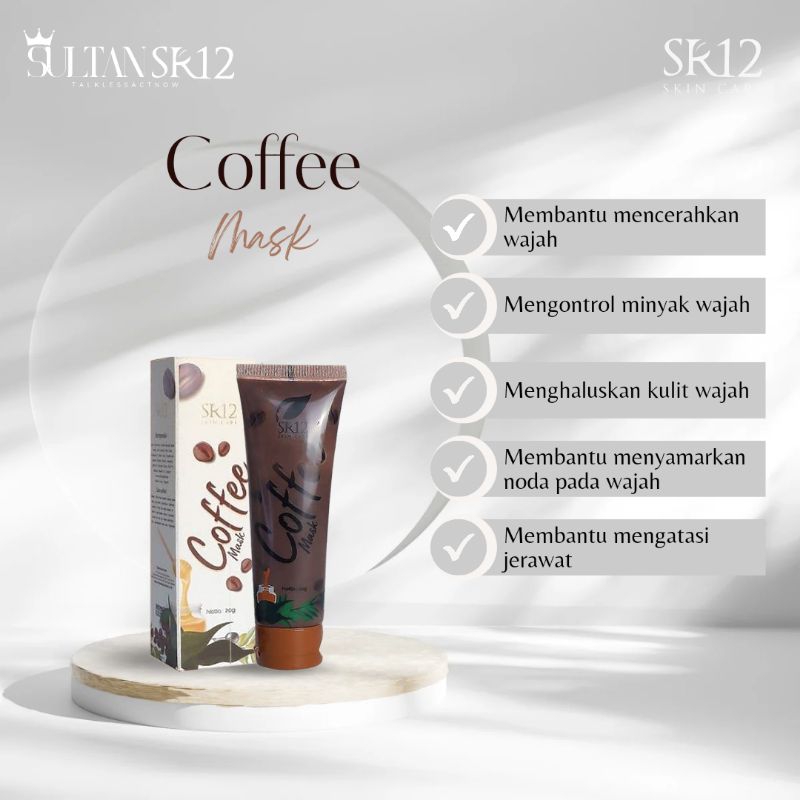 Masker Wajah Coffee Mask Masker Kopi Menghilangkan Flek Hitam Masker Wajah Kopi Masker Wajah Komedo 