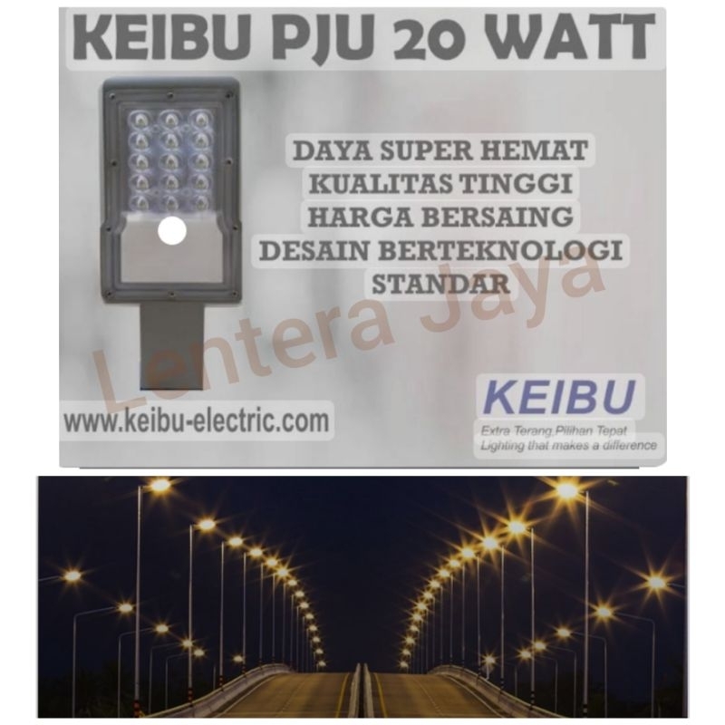 Kap PJU 20w 20 watt lampu jalan penerangan jalan umum