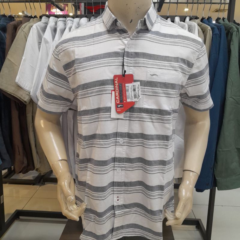 KEMEJA CARDINAL JEANS PRIA ORIGINAL TERBARU LENGAN PENDEK PROMO