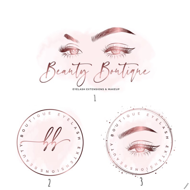 (DRAN BOUTIQUE EYELASH) JASA BIKIN DESAIN logo OLSHOP BISNIS MURAH simple design elegan