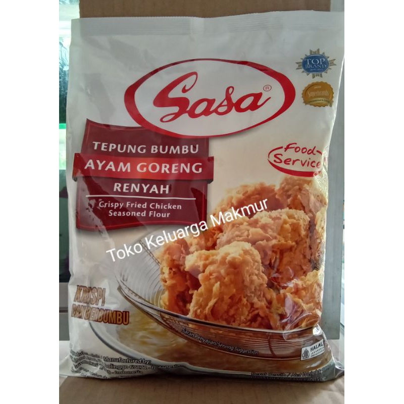 

SASA TEPUNG BUMBU AYAM GORENG 900grm/KENTUCKY 850grm