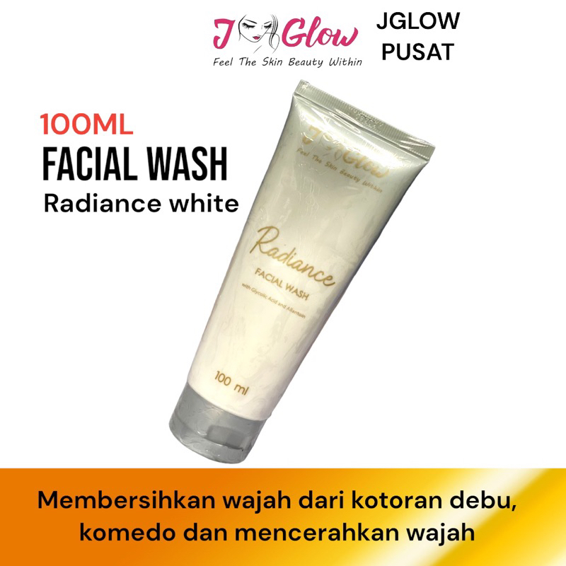 JGLOW FACIAL WASH RADIANCE WHITENING 100ML