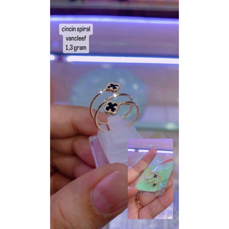 cincin spiral vancleef