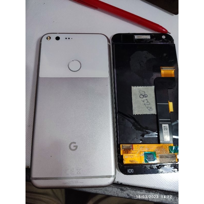 google pixel xl ( minus lcd ) mesin hidup hank logo