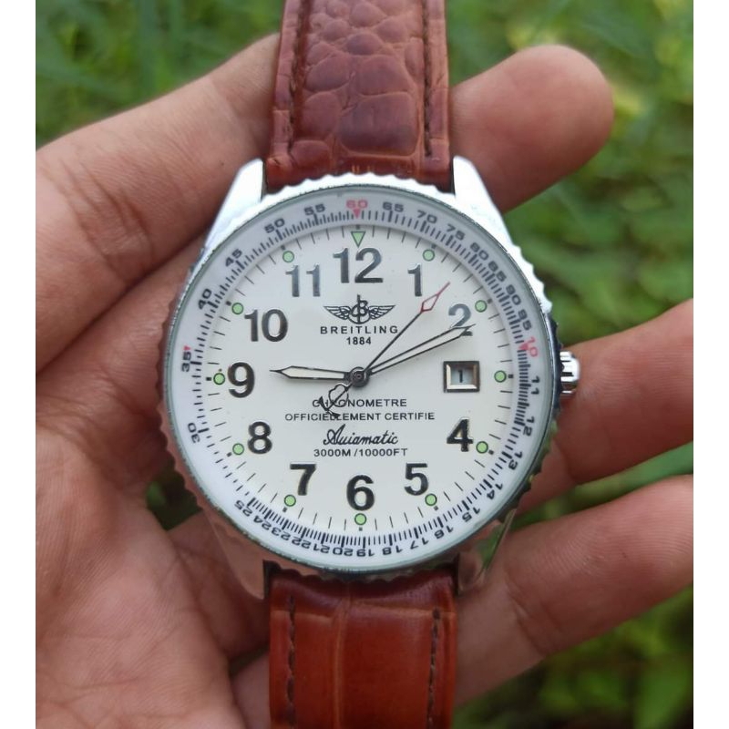 jam breitling military automatic mulus