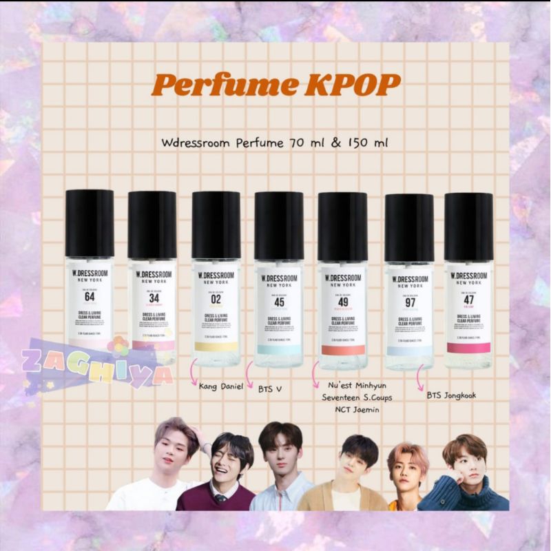 wd parfume bts nct svt set