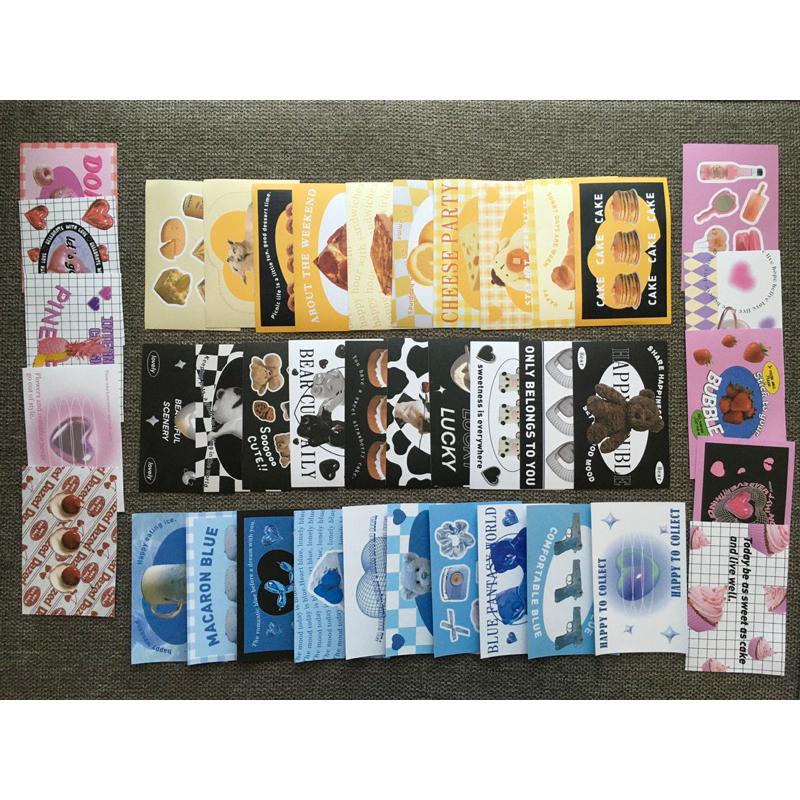 

Aesthetic random series ukuran 11x8cm (sticker)