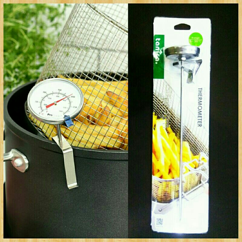 FOOD THERMOMETER-FRYING THERMOMETER STAINLESS STEEL TANICA 25 CM