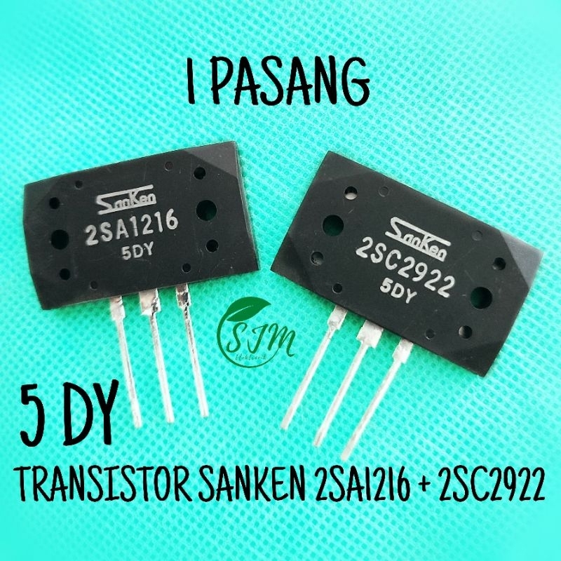 TRANSISTOR FINAL  SANKEN 5DY 2SA1216 2SC2922