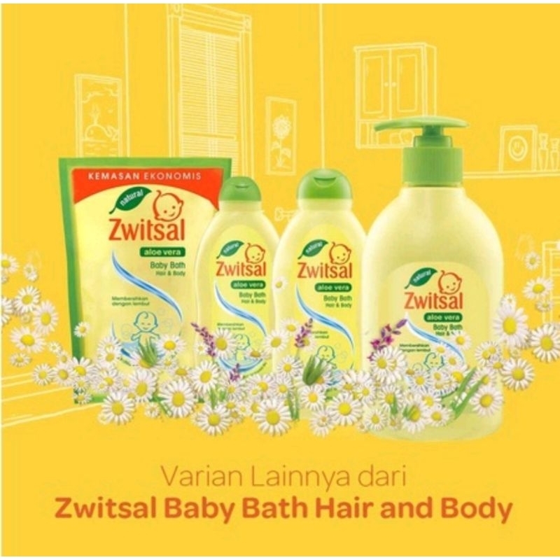 ZWITSAL Baby Bath Hair and body Aloevera