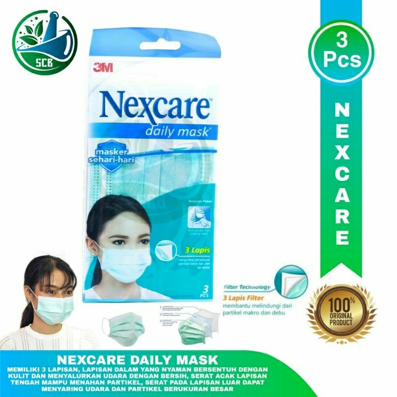 TOP RANKING✓MASKER 3M NEXCARE 3 PLY DAILY MASK 30s