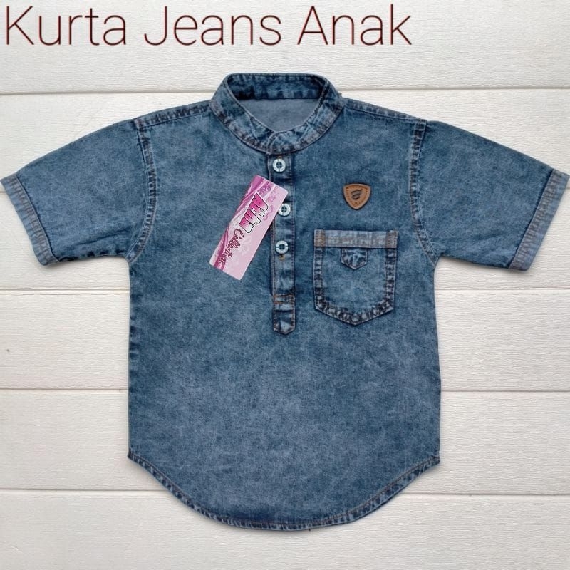 KURTA JEANS ANAK UMUR 3-7 TAHUN