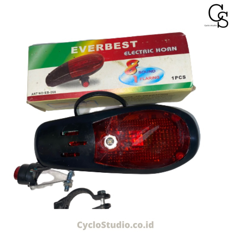 Bel Klakson Sepeda Anak Sirine Elektrik Horn 8 Suara 268 Pacific