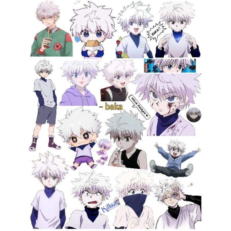 

ANIME STIKER || STIKER KILLUA || STIKER GLOSSY