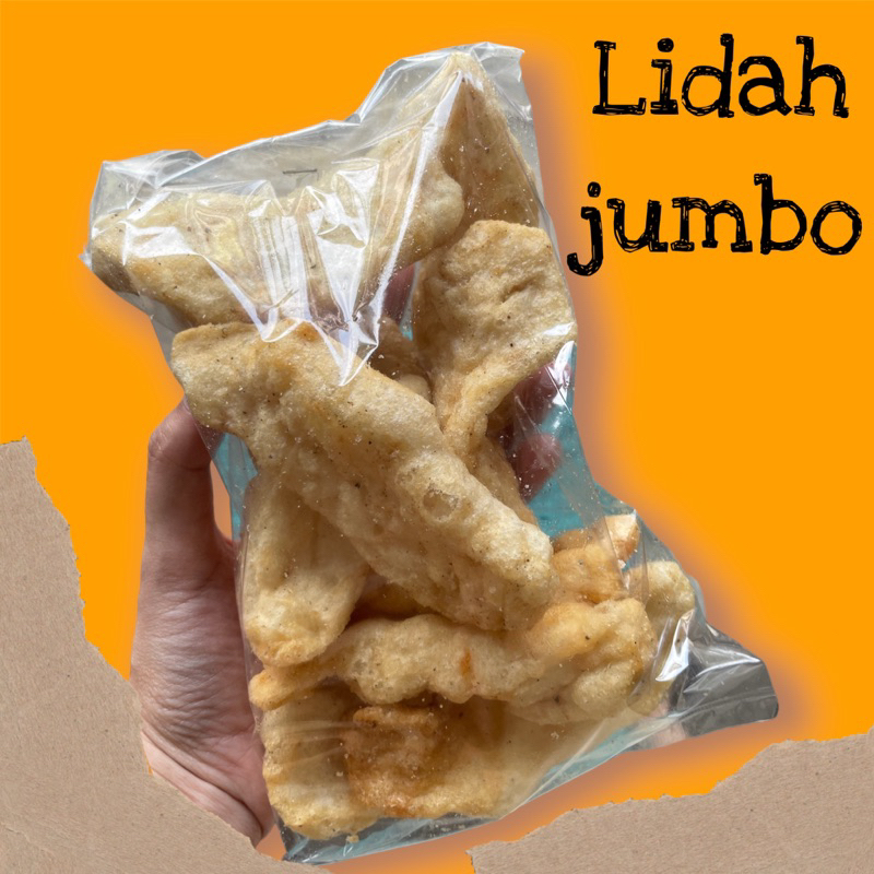 CUANKI LIDAH COKLAT 1 BAL ISI 500 PCS FREE BUBLE WARP KUALITAS SPESIAL UKURAN JUMBO/LIBAN FOOD