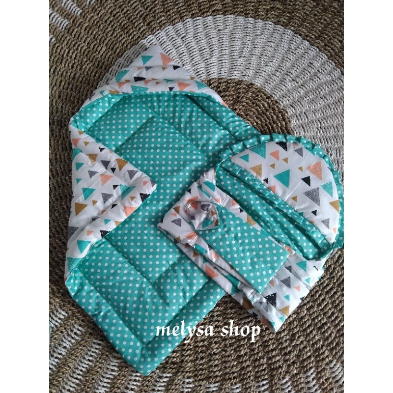 Set 2 in 1 Selimut dan Gendongan Bayi Melysa Baby