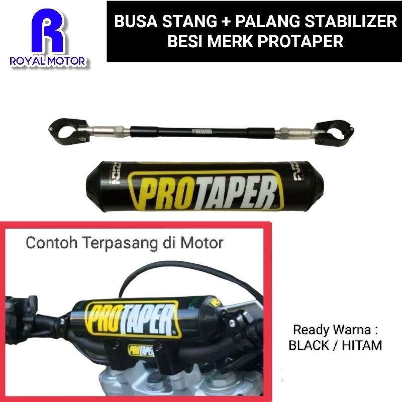 BUSA STANG + STABILIZER BESI CNC MERK PROTAPER UNIVERSAL BISA UNTUK SEMUA STANG FATBAR LOW or HIGH DAN STANG STANDAR