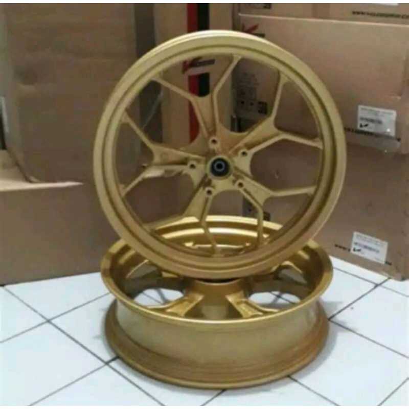 

Cat Warna Gold PU Cat Velek Motor Vario