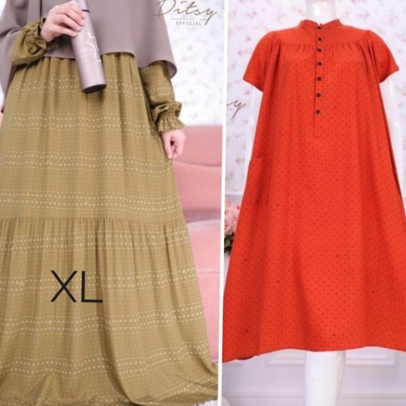 Reject Ditsy 2023 - Reject Nightdress Ditsy / Syera Olive L