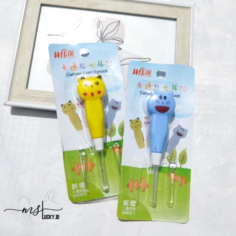 KOREK KUPING LED KOREK KUPING KARAKTER KOREK KUPING BAYI LED