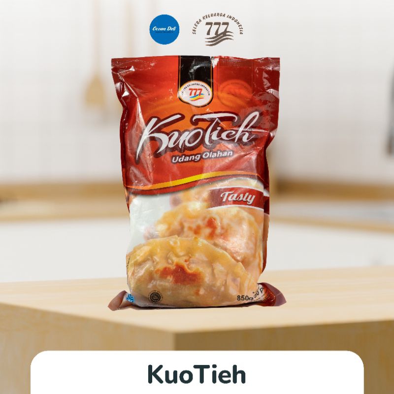 Kuo Tieh Isi 50pcs - Ocean Deli 777 (Dimsum udang + jamur)