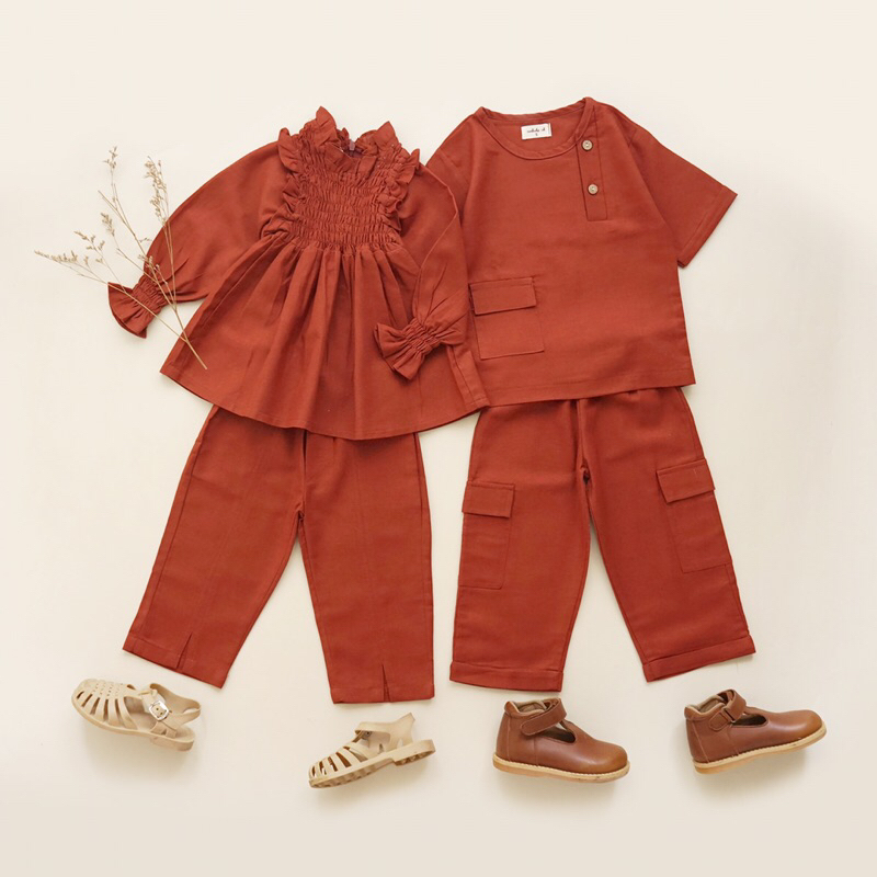 RACHIDKIDS / SETELAN COUPLE ANAK / MORGAN DAN JULIE SET