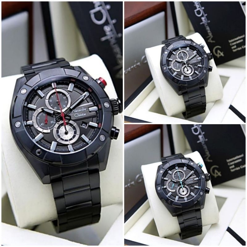 ALEXANDER CHRISTIE AC 6604 JAM TANGAN PRIA AC6604 ORIGINAL