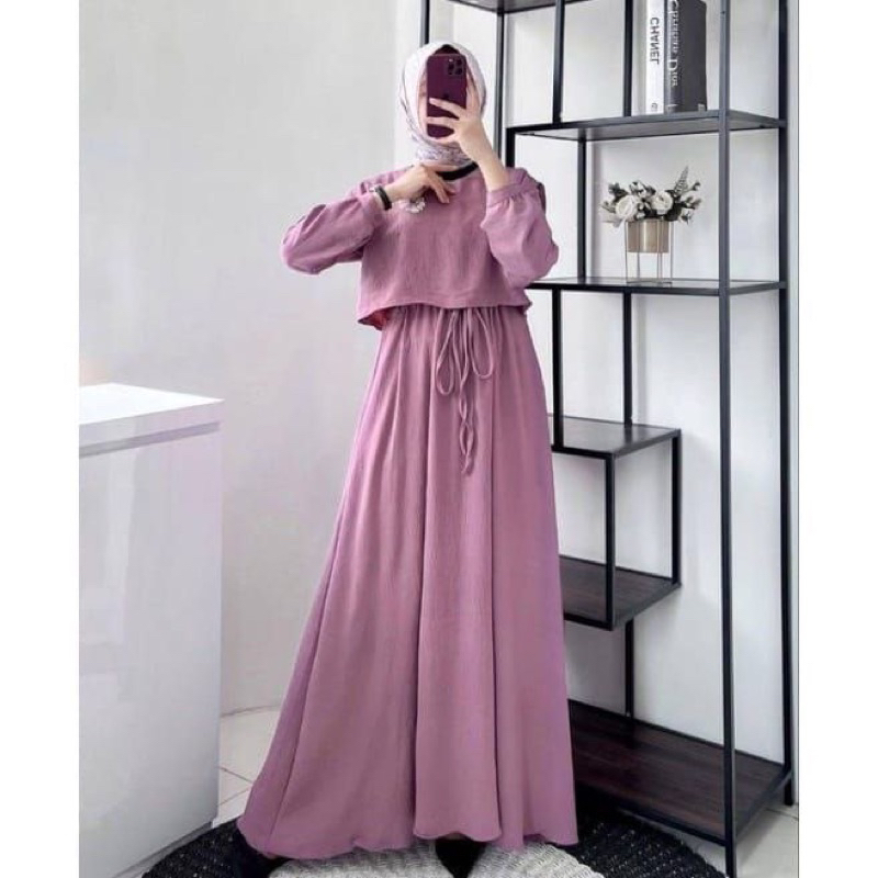 SELOMITA DRESS PREMIUM / DRESS MUSLIM WANITA TERBARU