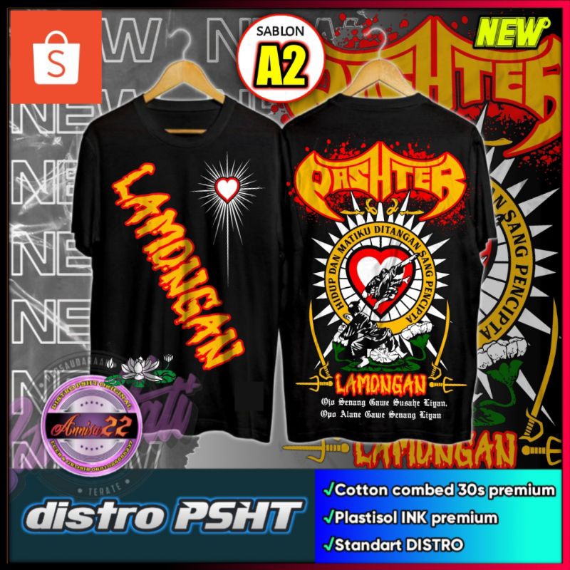 KAOS PSHT PASHTER LAMONGAN SABLON FULL A2 (KODE A1)
