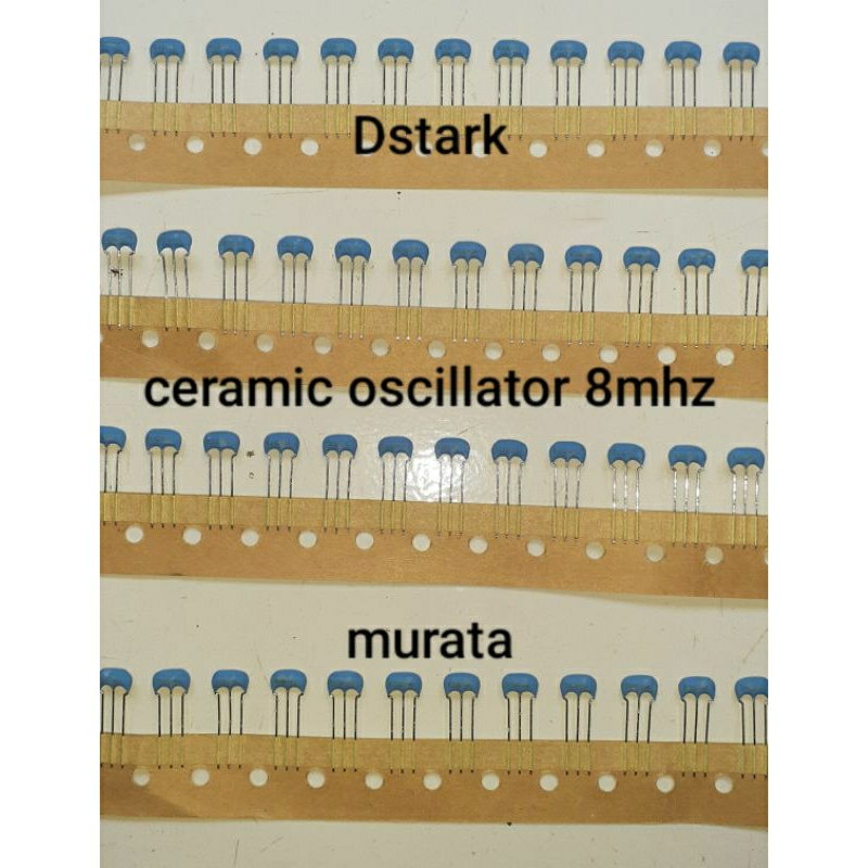 kapasitor ceramic oscillator xtal 8mhz murata 100pcs