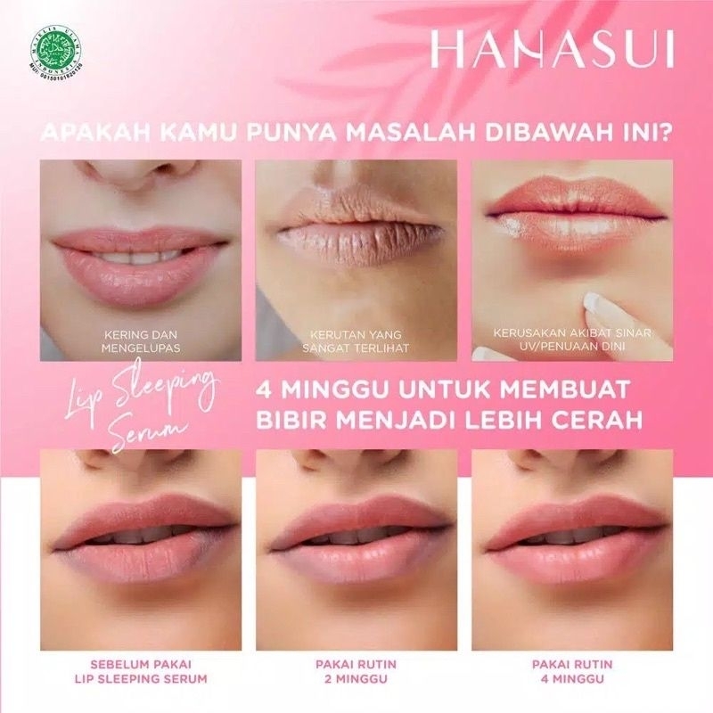 HANASUI Lip Sleeping Serum Bibir