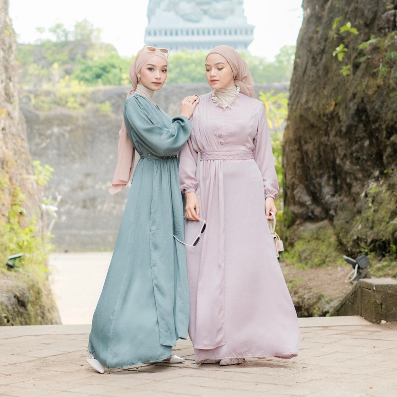 [𝗞𝗲𝗹𝗮𝗻𝗮] Chessy Dress | Bonbon Silk Dress | Raya Dress