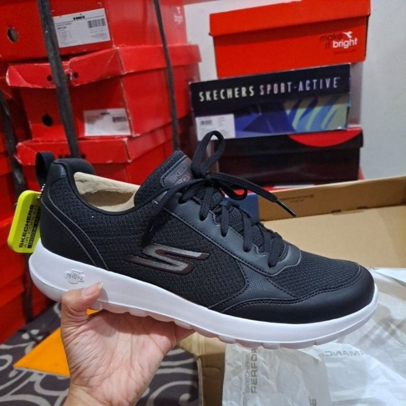 skechers 216166/BKW skechers go walk max painted sky