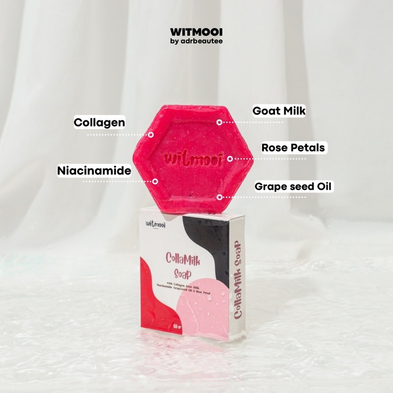 READY COD WITMOOI COLLA MILK SOAP WITMOI WITMOII SABUN PEMUTIH BADAN