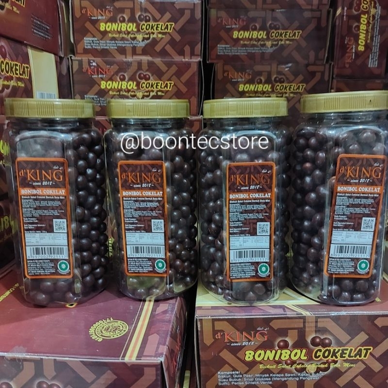 

Bonibol Biskuit Coklat Bola Mini Isi 4 Toples