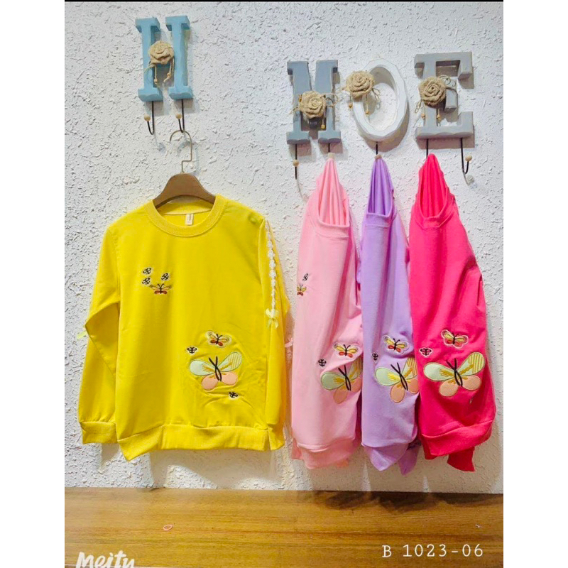 PAKET HEMAT 3 PICS Sweater Anak Perempuan 2 tahun-12 tahun/Atasan Import/Atasan anak import perempuan caton santai