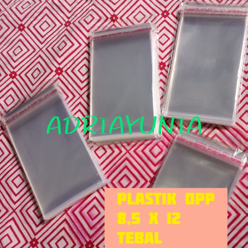 Plastik Opp 8,5x12 cm - Plastik Opp 8.5 x 12 cm - Plastik Opp 8,5 x 12 cm - Plastik Opp Kue - Opp Te
