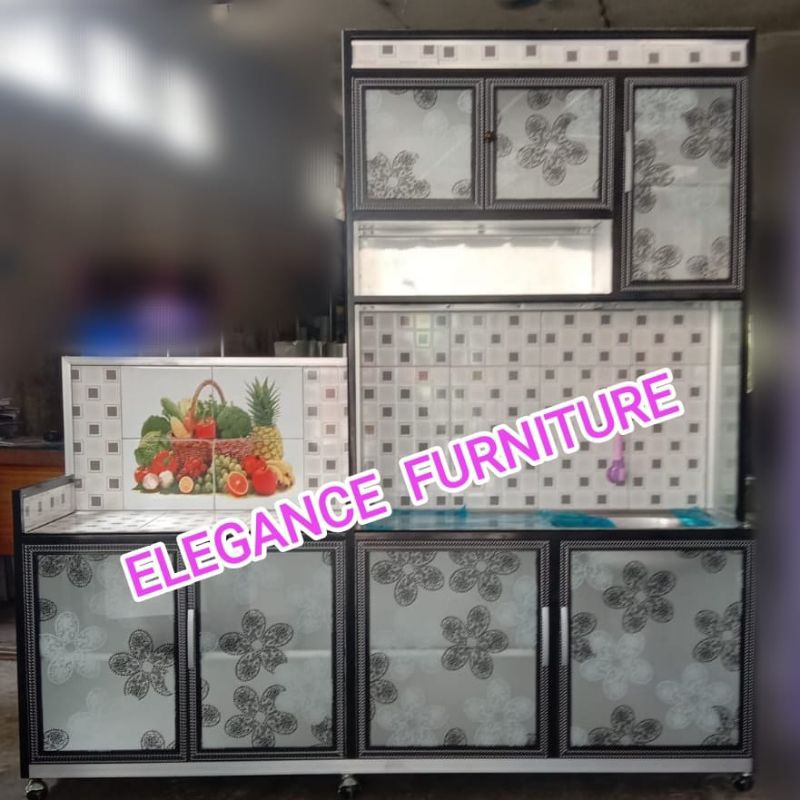 Lemari Piring / Rak Piring Wastafel SET Meja Kompor / Rak Kompor Pekanbaru saja