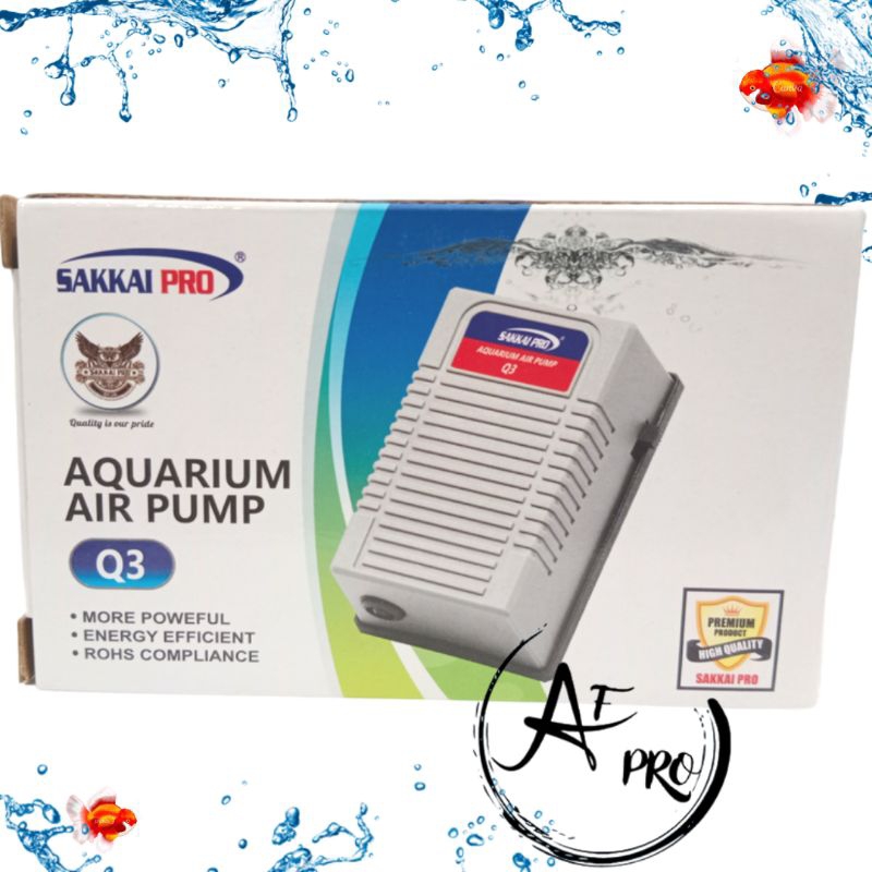 PROMO MURAH Aerator Aquarium Airpump Udara SAKKAI PRO Q3