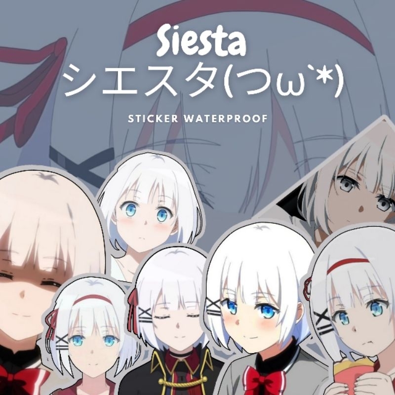 STICKER ANIME SIESTA TANTEI WA MOU SHINDEIRU (WATERPROOF)