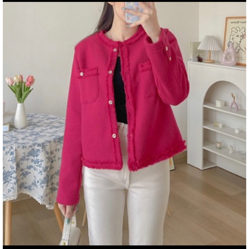 HER APPAREL JIN-HA TWEED