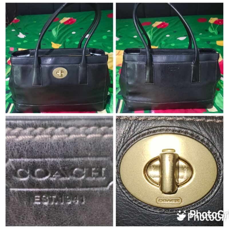 Coach Handbag Hitam Elegan PL.