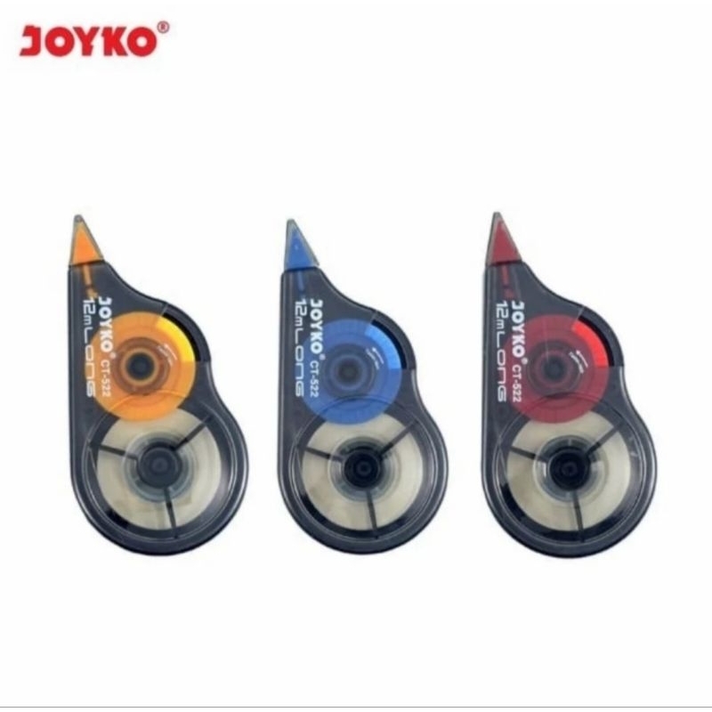 

Correction Tape / Tip Ex Kertas Joyko CT-522 12 Meter